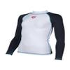 ARENA Girl's Long Sleeves Rash Vest, Swim Shirt with Uv Sun Protetion, White/Ash Grey, 29 view 1
