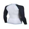 ARENA Girl's Long Sleeves Rash Vest, Swim Shirt with Uv Sun Protetion, White/Ash Grey, 29 view 2