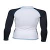 ARENA Girl's Long Sleeves Rash Vest, Swim Shirt with Uv Sun Protetion, White/Ash Grey, 29 view 4