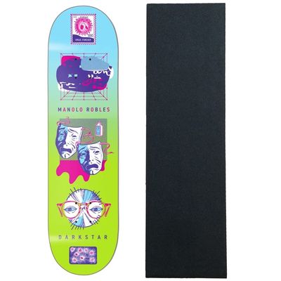 Darkstar Skateboard Deck Manolo New Abnormal 8.0" x 31.5" with Grip