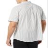 Amazon Essentials Short Sleeve Shirt for Men, Available in Big & Tall, Pink Teal Blue Stripe, X-Small view 2