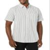 Amazon Essentials Short Sleeve Shirt for Men, Available in Big & Tall, Pink Teal Blue Stripe, X-Small view 4