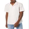 Amazon Essentials Men's Vacation Cotton Resort Shirt, Slim-Fit Short Sleeve, Pink, Small view 4