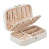 HANRUO Universal Jewelry Organizer with Leather Button, Storage Cabinet, Exhibition, Box. (Color : Rose) view 3