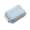 10 Grid Wheat Box, Health Care Travel Organizer, 7 Day Travel Divider, Travel Pod Storage Bag (Couleur : Blue) view 1