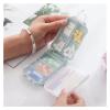 10 Grid Wheat Box, Health Care Travel Organizer, 7 Day Travel Divider, Travel Pod Storage Bag (Couleur : Blue) view 2