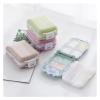 10 Grid Wheat Box, Health Care Travel Organizer, 7 Day Travel Divider, Travel Pod Storage Bag (Couleur : Blue) view 3