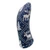 Blue & White Christmas Sweater Hybrid Club Headcover Handmade by BeeJos view 2