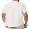 Amazon Essentials Short Sleeve Shirt for Men, Available in Big & Tall, Pink White Double Stripe, Medium view 2