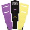 Ocean & Earth Dakoda Walters Signature Black/Purple/Yellow Surfboard Traction Pad - 3 Piece view 1