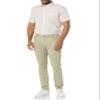 Amazon Essentials Men's Slim-Fit Short-Sleeve Poplin Shirt, Beige Pink Double Stripe, Large view 3