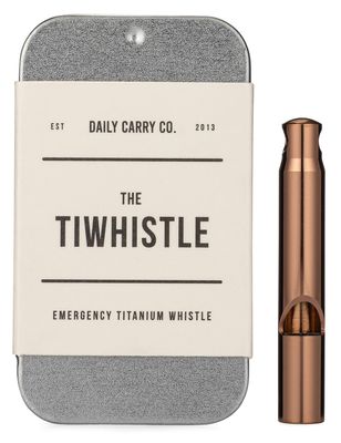 TiWhistle - Titanium Emergency Whistle (Rose Gold)