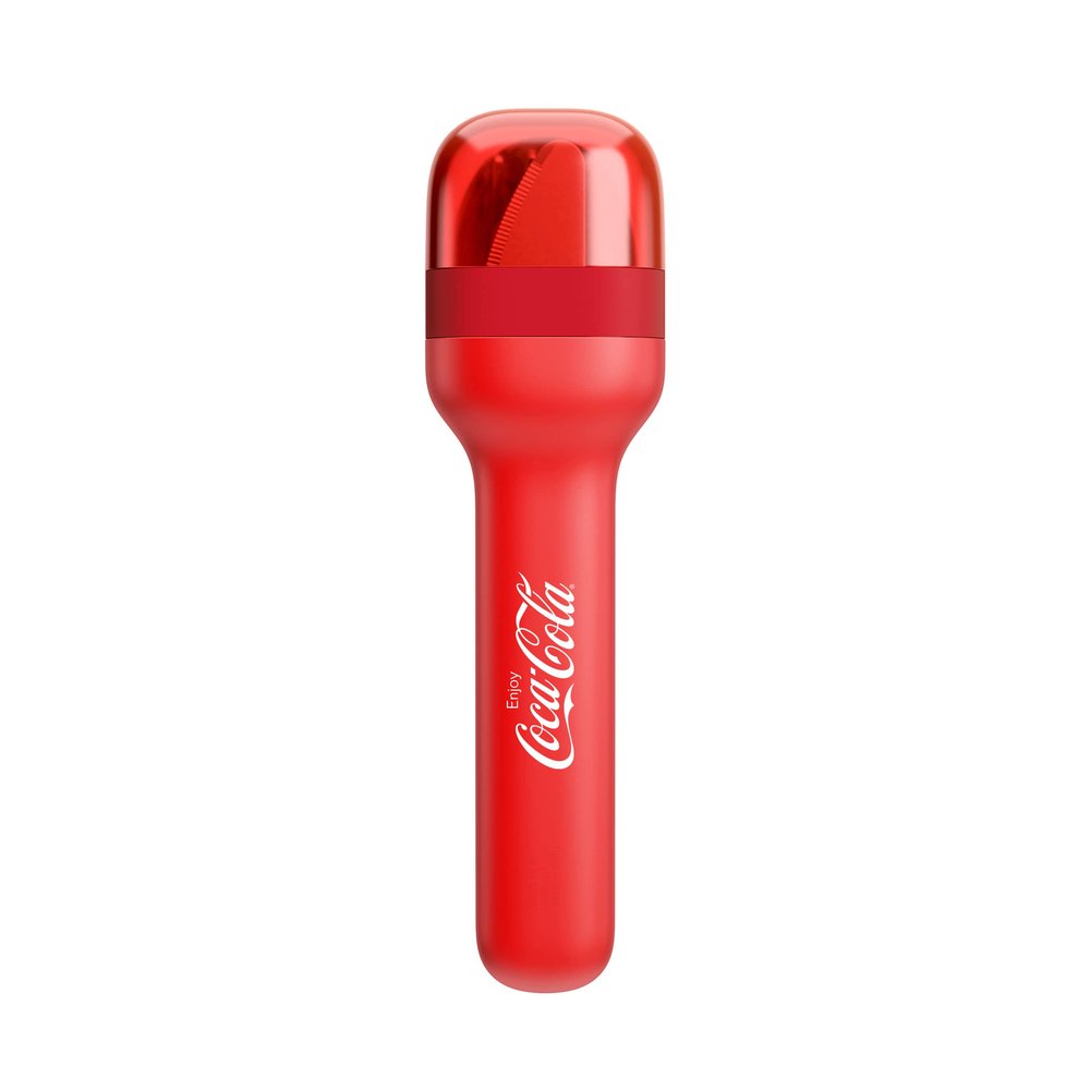 ZOKU Coca-Cola Pocket Utensil Set - Stainless Steel Fork, Knife, and Spoon Nest in Hygienic Case - Portable Design for Travel, School, Work, Picnics, Camping and Outdoor Home Use