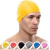 AqtivAqua Swim Cap Swimming Caps for Women Men Adult Kids Girls Boys Youth Hat (Yellow Color, Adult Size) view 1