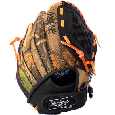 Rawlings Playmaker Camo Kids Baseball Glove for Kids 5-8 - TBall Glove  10.5" - Right Hand Throw - Glove Fits on Left Hand - Make Selection Carefully