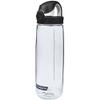 Nalgene Sustain Tritan BPA-Free On The Fly Water Bottle Made with Material Derived from 50% Plastic Waste (Using ISCC Certified Mass Balance), 24 OZ, Clear with Black view 1
