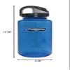 Nalgene Sustain Tritan BPA-Free On The Fly Water Bottle Made with Material Derived from 50% Plastic Waste (using ISCC certified mass balance), 32 OZ, Slate Blue with Black view 2