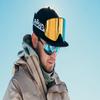 Revo Goggles No. 3 x Bode Miller: SuperNova+ Photochromic Lens, Frameless Design, Metallic Black Frame with Solar Orange Lens view 3