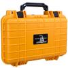 Eylar Don't Tread On Me Hard Pistol Case 11.6 Inch 8.3 Inch 3.8 Inch (Yellow, Compact 1 Gun) view 1