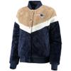 G-III Sports Women's Navy/Cream New England Patriots Riot Squad Sherpa Full-Snap Jacket view 2