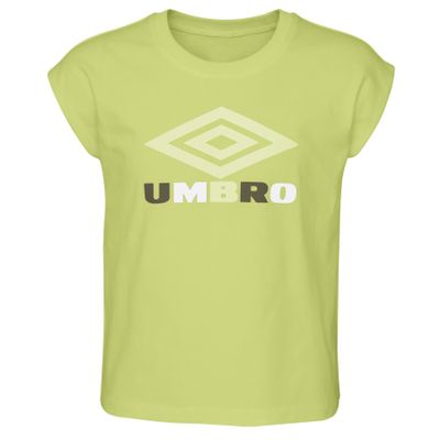 Umbro Girls Muscle Tee, Sunny Lime, X-Large (16)
