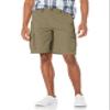 Amazon Essentials Men's 10" Classic-Fit Cargo Shorts, Soft Cotton Twill (Available in Big & Tall), Khaki, 44 view 1