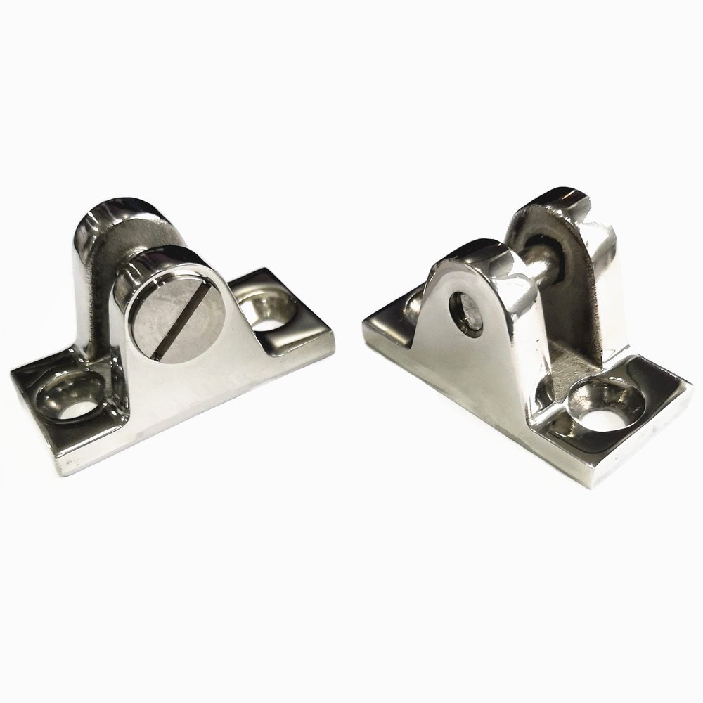 316Stainless Steel Pack of 2 Marine Grade Deck Hinge, Side Mount Deck hardeware