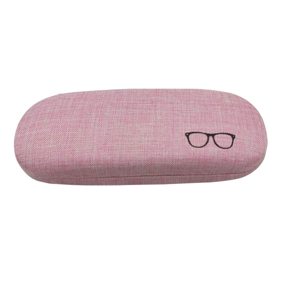 EXCEART 1pc Retro Linen Glasses Case Elegant Cotton Linen Spectacle Box for Sunglasses Eyewear Protector for Travel Everyday Use Stylish Design