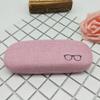 EXCEART 1pc Retro Linen Glasses Case Elegant Cotton Linen Spectacle Box for Sunglasses Eyewear Protector for Travel Everyday Use Stylish Design view 3