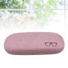 EXCEART 1pc Retro Linen Glasses Case Elegant Cotton Linen Spectacle Box for Sunglasses Eyewear Protector for Travel Everyday Use Stylish Design view 4