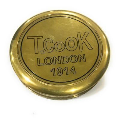 ARTIZANSTORE Brass T.Cook London Pocket Compass Unique Vintage Gift for All Occasion Camping Compass, Gift Compass