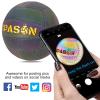 KPASON Holographic Volleyball, Indoor Outdoor Holographic Reflective Glowing Volleyball for Beach Game Gym Training (Official Size 5) view 3