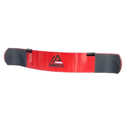Arm Blaster for Biceps & Triceps  Heavy-Duty Aluminum for Strength Training with Dumbbells, Barbells, & Curl Bars  Adjustable Straps & Padded Support, Red