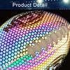 KPASON Football Holographic Football Official Size 9, Reflective Bright Composite Leather Footballs for Teens and Adults view 3