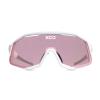 KOO Demos Sunglasses I Performance Eyewear for Road, MTB Cyclists & Cyclocross Sports - White L.Photochromic Pink view 2