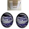 BuyBocceBalls - EPCO Duckpin Bowling Balls - - (4 3/4 inch- 3lbs. 10 oz.) Pack of 2 - Marbleized - Purple, Grey & White - Made in USA view 1