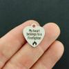 1 Charms Firefighter Stainless Steel Charm - My Heart Belongs to a view 1