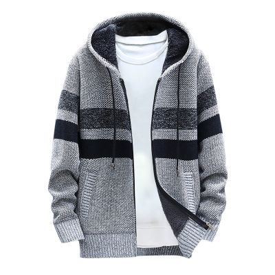 2024 Fashion Knitwear for Men's Sweater Coat Retro Lapel Button Plus Size Cable Knited Cardigan Henley Sweater