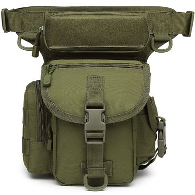 ATBP Tactical Drop Leg Pouch Thigh Pack Military Waist Pack For Motorcycle Racing Bike Cycling Hiking Horse Riding Army Green