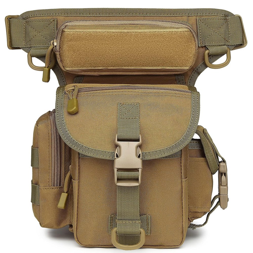 ATBP Tactical Drop Leg Pouch Thigh Pack Military Waist Pack For Motorcycle Racing Bike Cycling Hiking Horse Riding