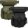 ATBP Medium Army Green and Black Drop Leg Bag, Motorcycle Racing Bag, Cycling, Hiking, Horse Riding, Tactical Waist Bag view 1