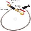 Paintball Co2 Tank Refill Adapter Hose to Fill 12oz, 16oz, 20oz Co2 Dual Valve Bottle view 3
