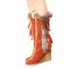 Bcshiye Snow Boots for Women,Casual Warm Winter Knee High Long Boots Comfortable Fur Lined Platform Cold Weather Boots view 1