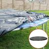 Round Trampoline Cover Protective Covers Dust Rain Cover Waterproof Mat for Garden Outdoor, 6ft view 2