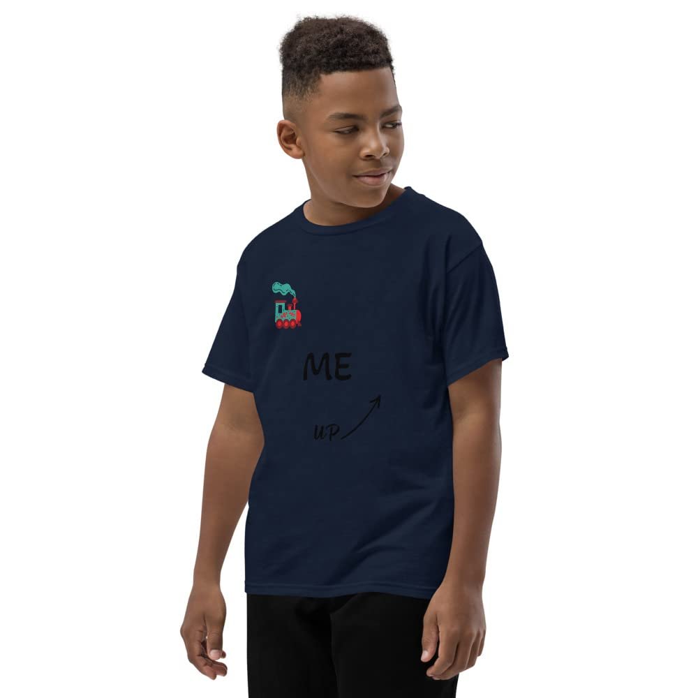 Printful Train Up A Child T-Shirt Navy