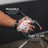 ONCRUX Chalk Sock 2 oz - Premium Refillable Chalk Ball - Made in USA - Performance Grade Grip Enhancer for Weightlifting, Rock Climbing, Gymnastics, Disc Golf and More view 3