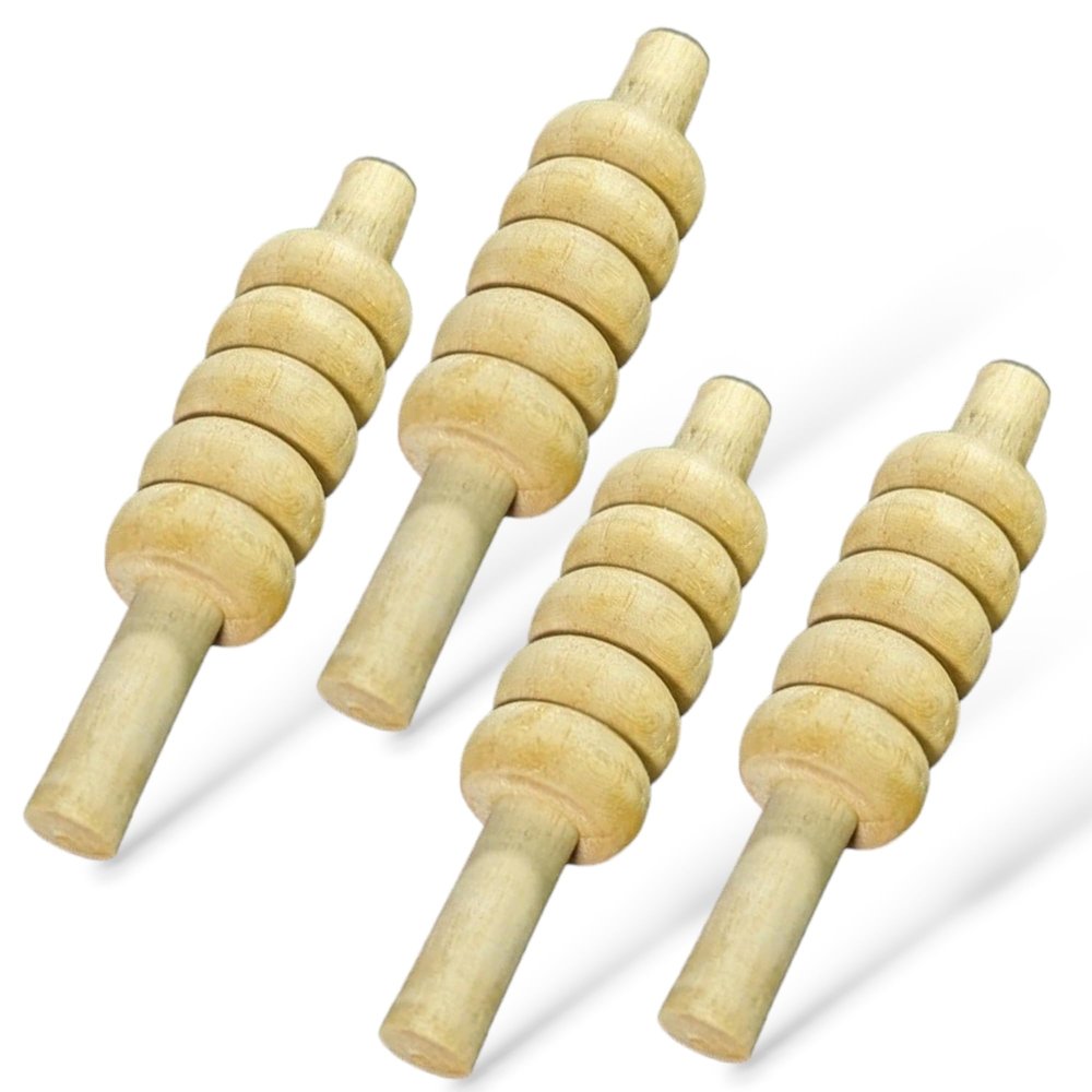 Bratla CBB Cricket Wicket Stumps Bails Standard Duty Pack of 4 Set Standard Size