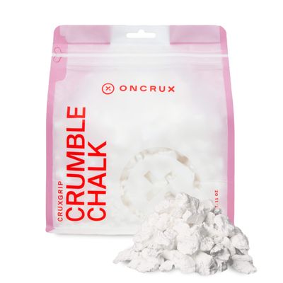 ONCRUX Crumble Chalk - Chunky Rock Climbing Chalk - Professional Hand Chalk for Weightlifting, Crossfit, Powerlifting 11 oz.