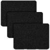 3 Pieces Molle Patches Panel Attachment Tactical Backpack Patches Display Board Black Molle Holder for Backpacks Military Army Hook and Loop Visor Cover(3 Columns Style) view 1