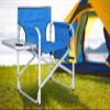 ABCCANOPY Folding Directors Chair Outdoor Camping Chair Makeup Artist Chair with Side Table & Pockets, Royal Blue view 2